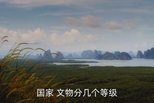 國家 文物分幾個等級