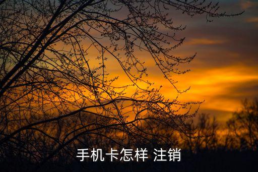 如何注銷電話卡,手機app上如何注銷電話卡