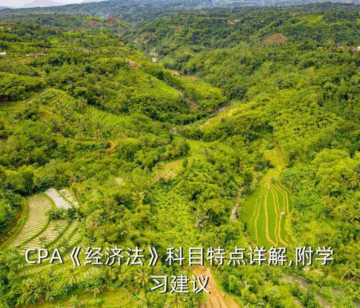 CPA《經(jīng)濟(jì)法》科目特點(diǎn)詳解,附學(xué)習(xí)建議