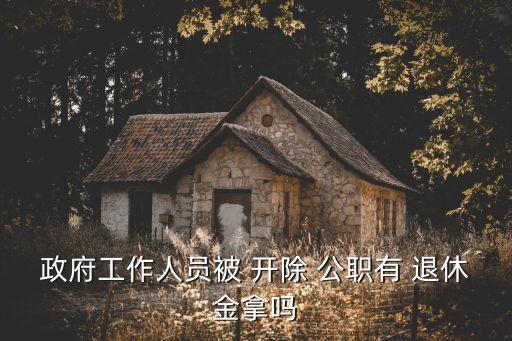 開除公職后還有退休金嗎,事業(yè)單位開除公職后還有退休金嗎