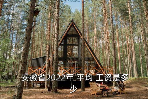 安徽平均工資,2022年安徽平均工資
