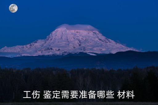 工傷 鑒定需要準(zhǔn)備哪些 材料