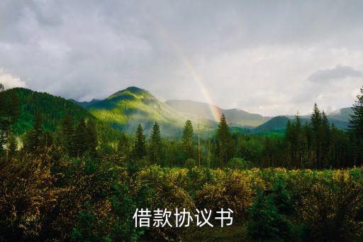  借款協(xié)議書