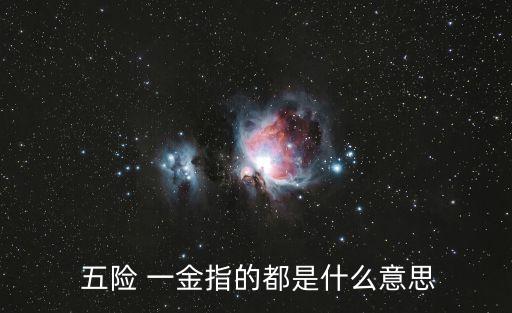 五險(xiǎn)一金指什么