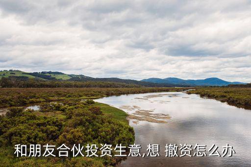 和朋友合伙投資生意,想 撤資怎么辦