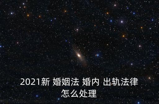 2021新 婚姻法 婚內(nèi) 出軌法律怎么處理