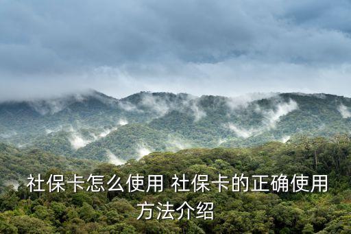 社保卡怎么使用,綁定孩子的社?？ㄔ趺词褂?/></a></span><span id=