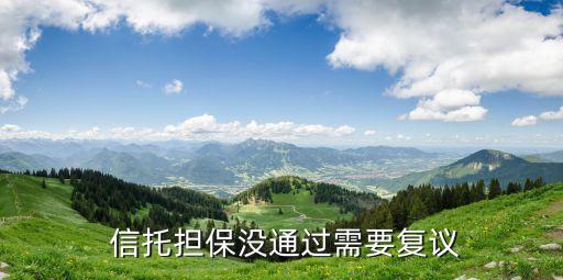  信托擔(dān)保沒通過需要復(fù)議