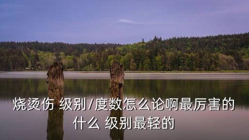 燒傷級(jí)別