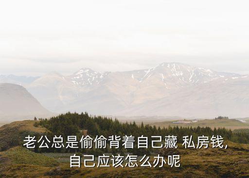  老公總是偷偷背著自己藏 私房錢,自己應(yīng)該怎么辦呢