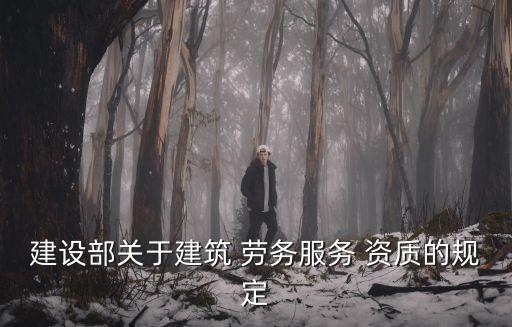 勞務(wù)資質(zhì)是否取消最新規(guī)定,開個勞務(wù)公司要具備什么條件