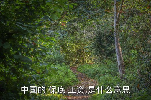 什么叫保底工資,2590最低工資