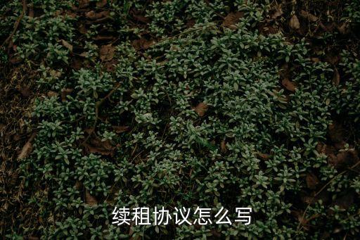 續(xù)租在原合同空白處寫行嗎,續(xù)租協(xié)議怎么簽才有效