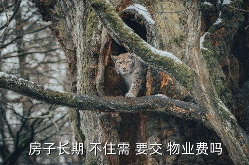 房子不住要交物業(yè)費(fèi)嗎,民法典規(guī)定房子不住要交物業(yè)費(fèi)嗎