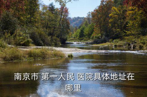  南京市 第一人民 醫(yī)院具體地址在哪里