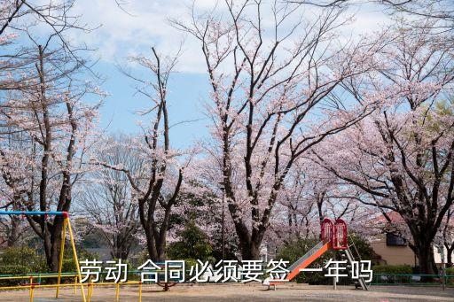 勞動(dòng) 合同必須要簽 一年嗎