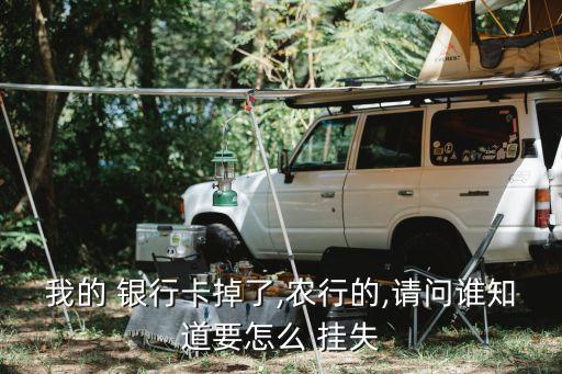 我的 銀行卡掉了,農(nóng)行的,請問誰知道要怎么 掛失