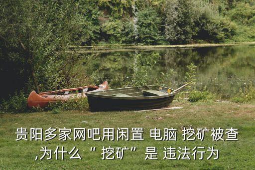貴陽多家網(wǎng)吧用閑置 電腦 挖礦被查,為什么“ 挖礦”是 違法行為