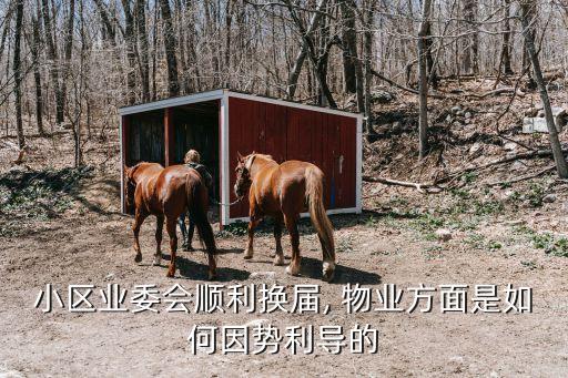 小區(qū)業(yè)委會順利換屆, 物業(yè)方面是如何因勢利導(dǎo)的