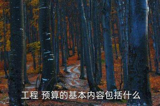 工程預(yù)算
