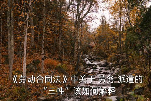 勞務(wù)派遣法