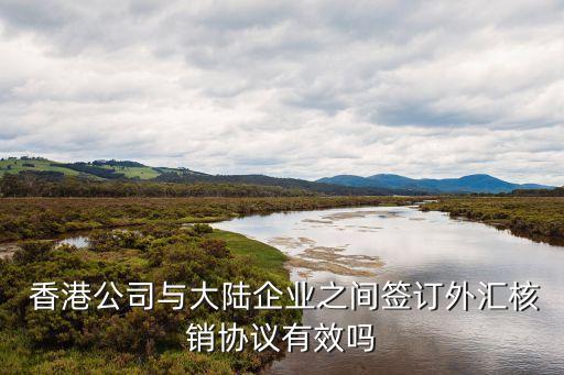  香港公司與大陸企業(yè)之間簽訂外匯核銷協(xié)議有效嗎