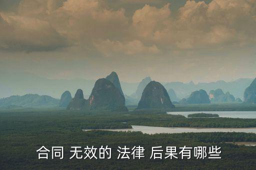合同無效的法律后果為什么,房屋租賃合同無效的法律后果