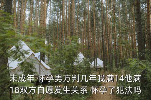 未成年 懷孕男方判幾年我滿14他滿18雙方自愿發(fā)生關(guān)系 懷孕了犯法嗎