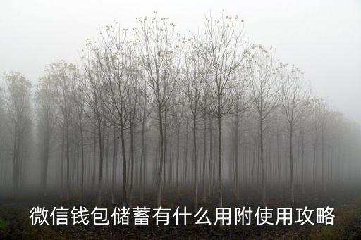 微信存款