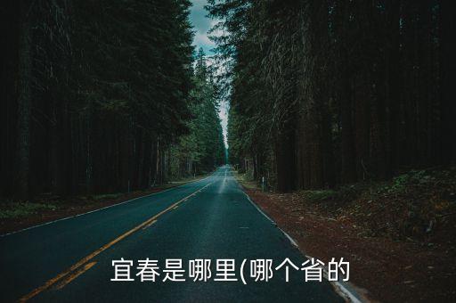  宜春是哪里(哪個(gè)省的