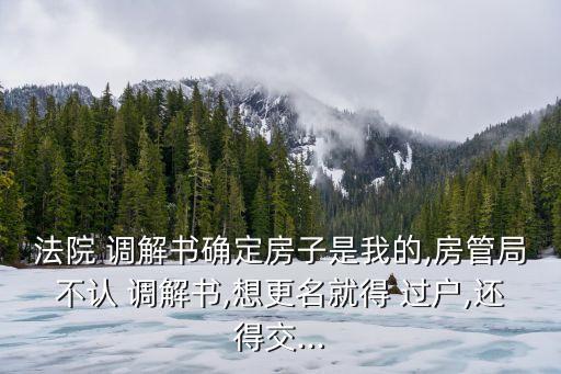 房屋糾紛調(diào)解協(xié)議書 過戶,房屋過戶協(xié)議書怎樣寫才有法律效力