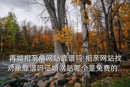  再婚相親角網(wǎng)站靠譜嗎,相親網(wǎng)站找對象靠譜嗎征婚網(wǎng)站哪個(gè)是免費(fèi)的...