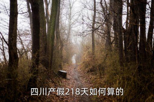 四川產(chǎn)假218天如何算的