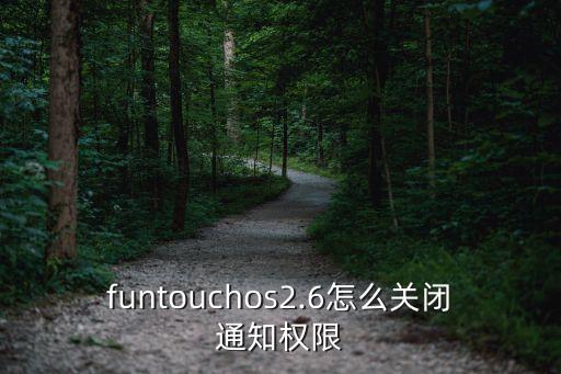 funtouchos2.6怎么關(guān)閉通知權(quán)限