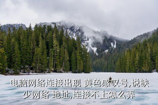 電腦網(wǎng)絡連接出現(xiàn) 黃色感嘆號,說缺少網(wǎng)絡 地址,連接不上怎么弄