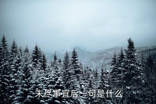 未盡事宜什么意思,本協(xié)議未盡事宜什么意思
