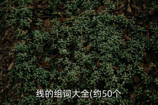 線的組詞大全(約50個(gè)