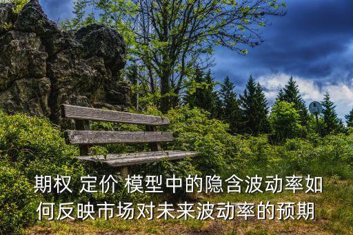  期權(quán) 定價 模型中的隱含波動率如何反映市場對未來波動率的預(yù)期