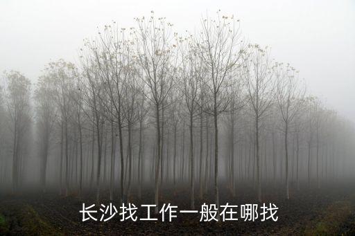  長沙找工作一般在哪找
