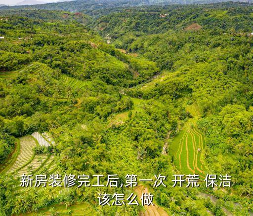 新樓盤開荒保潔方案,開荒保潔方案和實施計劃