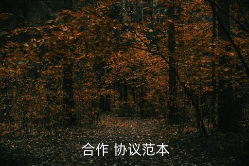 個人與公司的合作協(xié)議怎么寫,合作協(xié)議怎么寫才規(guī)范