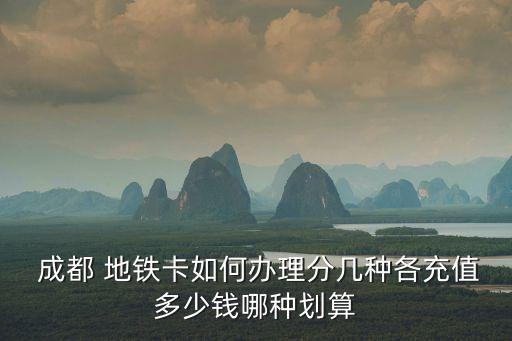  成都 地鐵卡如何辦理分幾種各充值多少錢哪種劃算