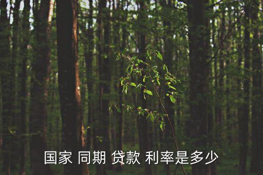 銀行同期貸款利率,2022年銀行同期貸款利率