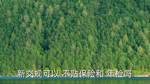 年檢標志可以不貼嗎,2023年檢標志可以不貼嗎