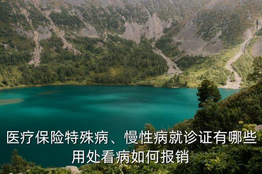 醫(yī)療保險(xiǎn)特殊病、慢性病就診證有哪些用處看病如何報(bào)銷