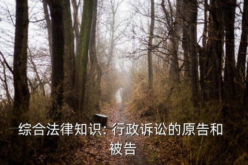 行政訴訟被告
