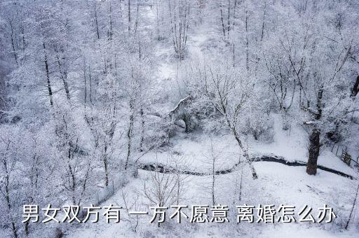 男女雙方有 一方不愿意 離婚怎么辦
