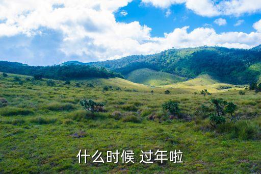 今年啥時(shí)候過年
