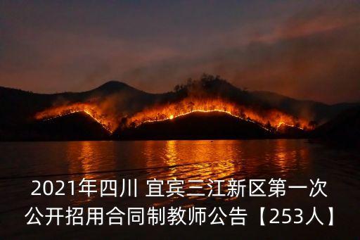 2021年四川 宜賓三江新區(qū)第一次公開招用合同制教師公告【253人】