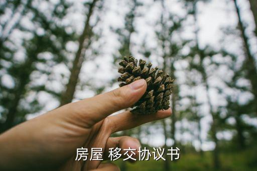 房屋 移交協(xié)議書
